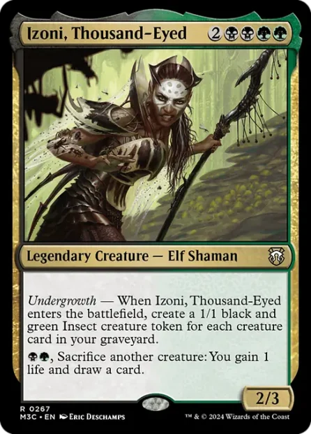 Izoni, Thousand-Eyed, Modern Horizons 3 Commander — Magic: The Gathering card
