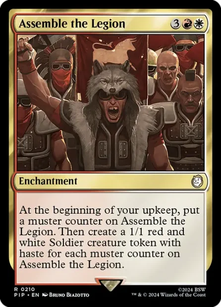 Assemble the Legion, Fallout — Magic: The Gathering card
