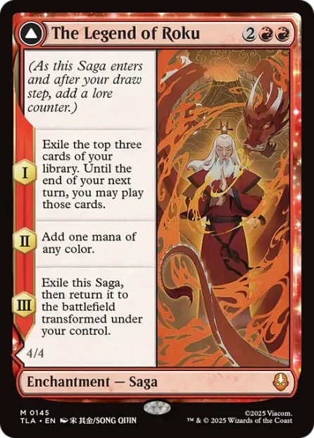 The Legend of Roku // Avatar Roku, Avatar: The Last Airbender — Magic: The Gathering card