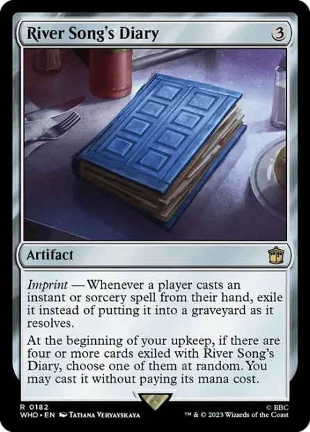 River Song's Diary, Doctor Who — Magic: The Gathering card