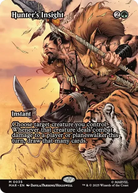 Hunter's Insight, Marvel Universe — Magic: The Gathering card