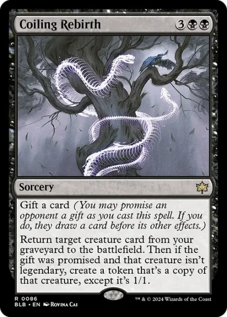 Coiling Rebirth, Bloomburrow — Magic: The Gathering card