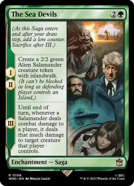 The Sea Devils, Doctor Who — Magic: The Gathering card