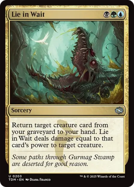 Lie in Wait, Tarkir: Dragonstorm — Magic: The Gathering card
