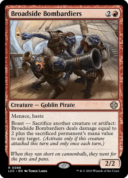 Broadside Bombardiers, The Lost Caverns of Ixalan Commander — Magic: The Gathering card