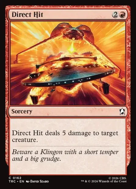 Direct Hit, Star Trek Commander — Magic: The Gathering card