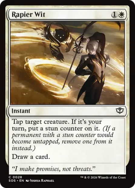 Rapier Wit, Secrets of Strixhaven — Magic: The Gathering card
