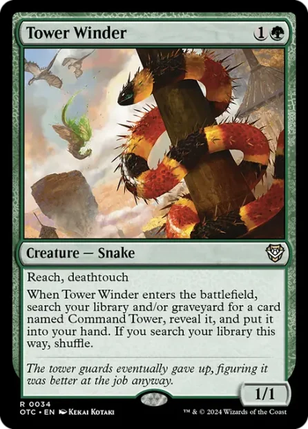 Tower Winder, Outlaws of Thunder Junction Commander — Magic: The Gathering card