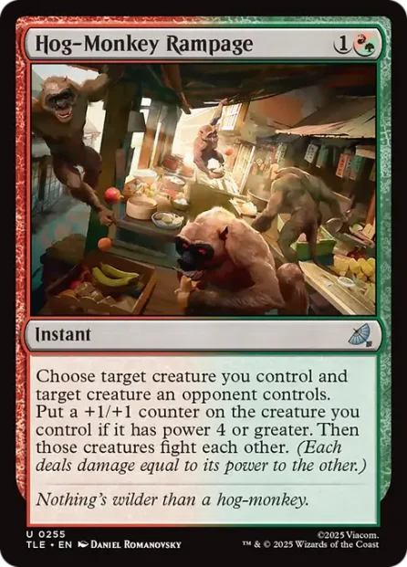 Hog-Monkey Rampage, Avatar: The Last Airbender Eternal — Magic: The Gathering card