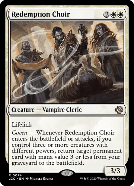 Redemption Choir, The Lost Caverns of Ixalan Commander — Magic: The Gathering card