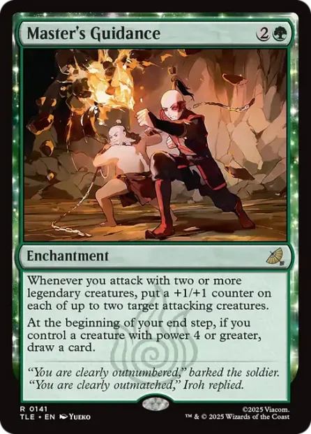 Master's Guidance, Avatar: The Last Airbender Eternal — Magic: The Gathering card