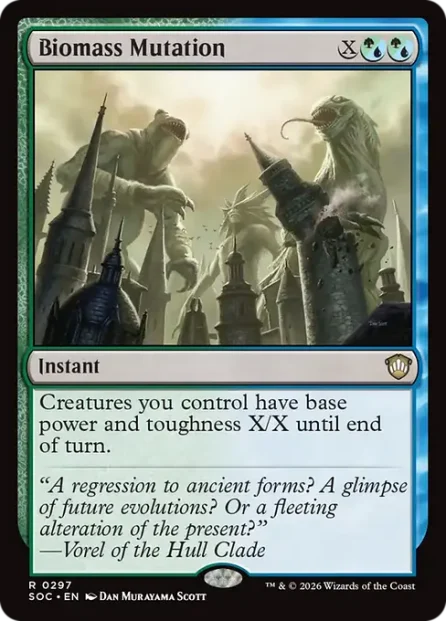 Biomass Mutation, Secrets of Strixhaven Commander — Magic: The Gathering card