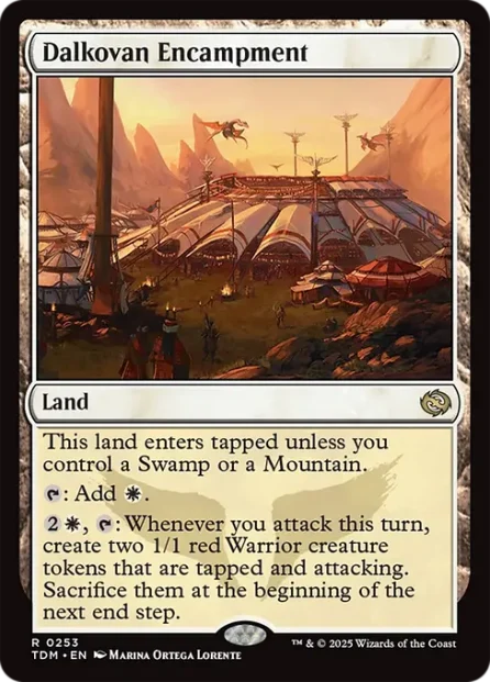 Dalkovan Encampment, Tarkir: Dragonstorm — Magic: The Gathering card