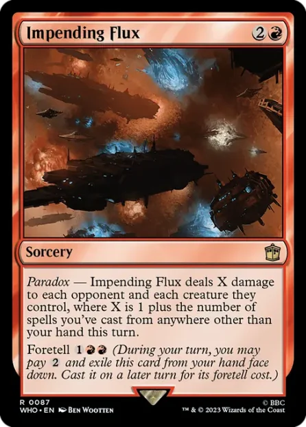 Impending Flux, Doctor Who — Magic: The Gathering card