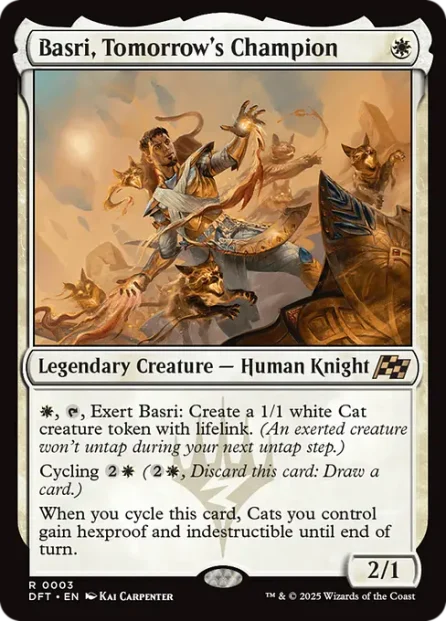 Basri, Tomorrow's Champion, Aetherdrift — Magic: The Gathering card
