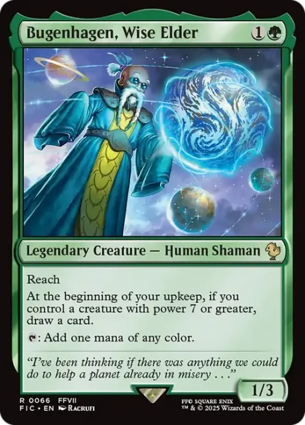 Bugenhagen, Wise Elder, Final Fantasy Commander — Magic: The Gathering card
