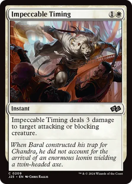 Impeccable Timing, Foundations Jumpstart — Magic: The Gathering card