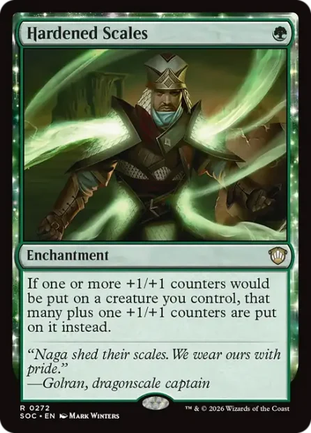 Hardened Scales, Secrets of Strixhaven Commander — Magic: The Gathering card