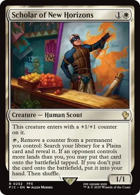 Scholar of New Horizons, Final Fantasy Commander — Magic: The Gathering card