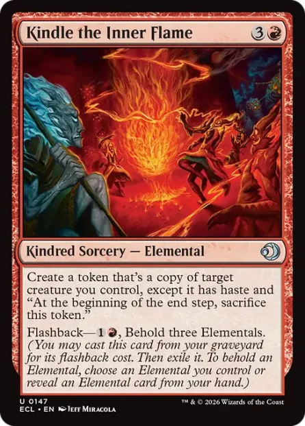 Kindle the Inner Flame, Lorwyn Eclipsed — Magic: The Gathering card