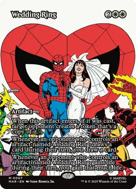 Wedding Ring, Marvel Universe — Magic: The Gathering card