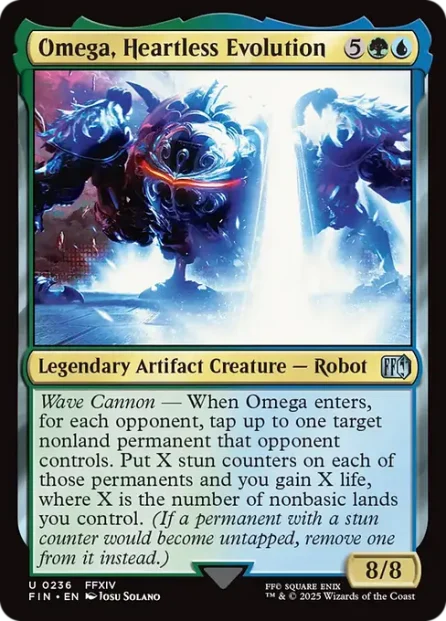 Omega, Heartless Evolution, Final Fantasy — Magic: The Gathering card