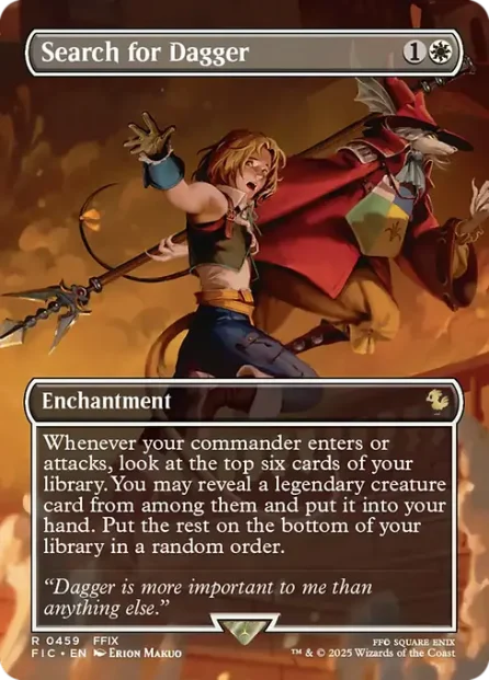 Search for Dagger, Final Fantasy Commander — Magic: The Gathering card