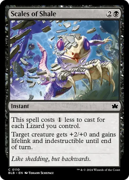Scales of Shale, Bloomburrow — Magic: The Gathering card