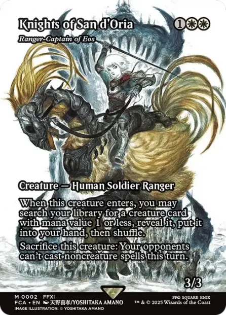 Ranger-Captain of Eos, Final Fantasy: Through the Ages — Magic: The Gathering card