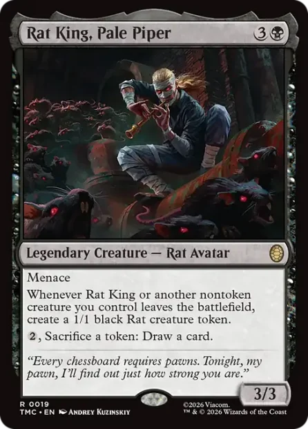 Rat King, Pale Piper, Teenage Mutant Ninja Turtles Eternal — Magic: The Gathering card