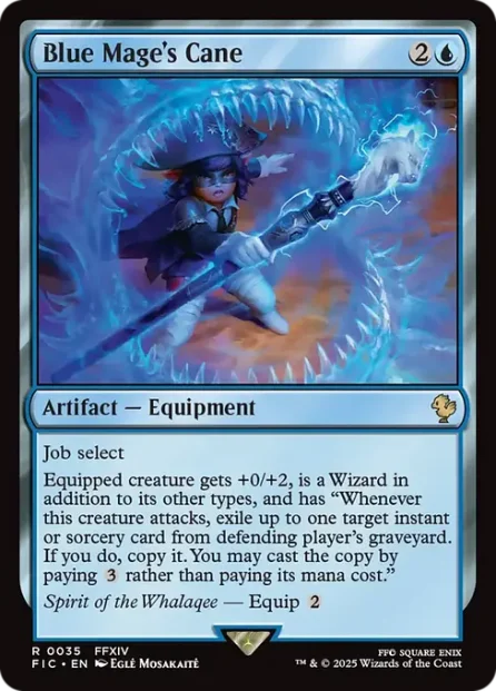 Blue Mage's Cane, Final Fantasy Commander — Magic: The Gathering card