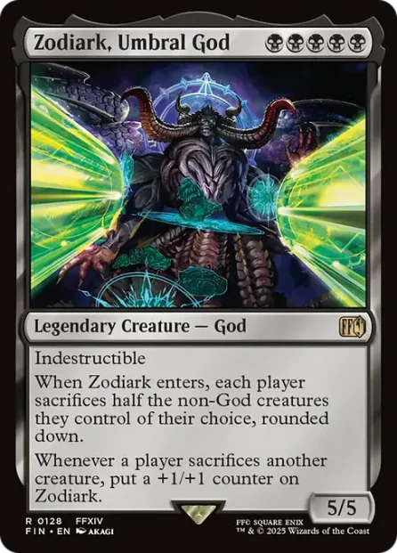 Zodiark, Umbral God, Final Fantasy — Magic: The Gathering card
