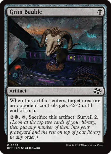 Grim Bauble, Aetherdrift — Magic: The Gathering card