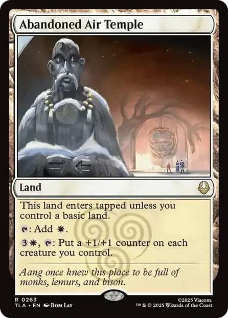 Abandoned Air Temple, Avatar: The Last Airbender — Magic: The Gathering card