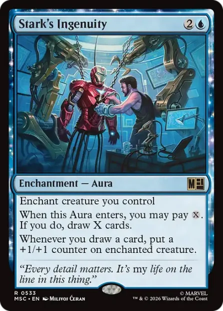 Stark's Ingenuity, Marvel Super Heroes Commander — Magic: The Gathering card