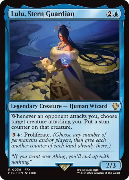 Lulu, Stern Guardian, Final Fantasy Commander — Magic: The Gathering card