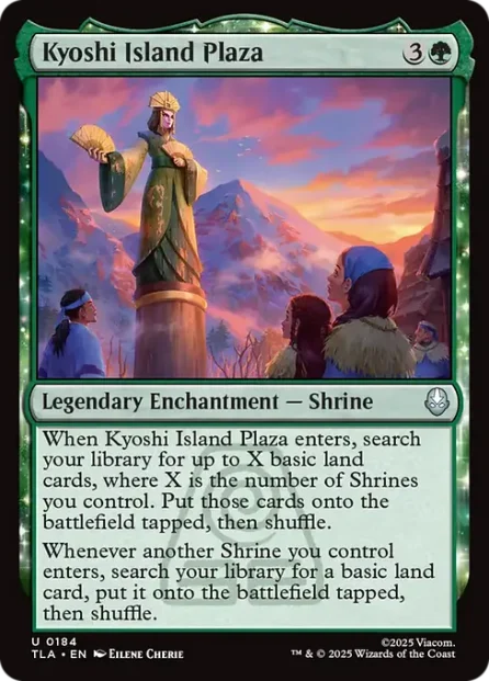 Kyoshi Island Plaza, Avatar: The Last Airbender — Magic: The Gathering card