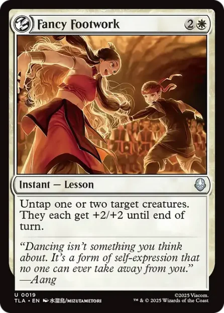 Fancy Footwork, Avatar: The Last Airbender — Magic: The Gathering card
