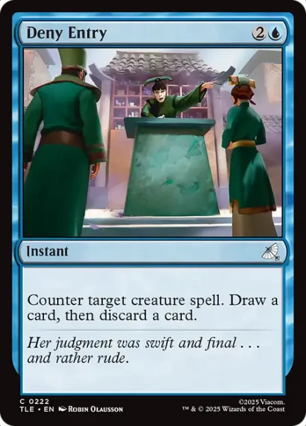 Deny Entry, Avatar: The Last Airbender Eternal — Magic: The Gathering card