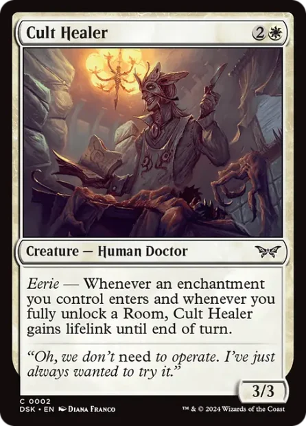 Cult Healer, Duskmourn: House of Horror — Magic: The Gathering card