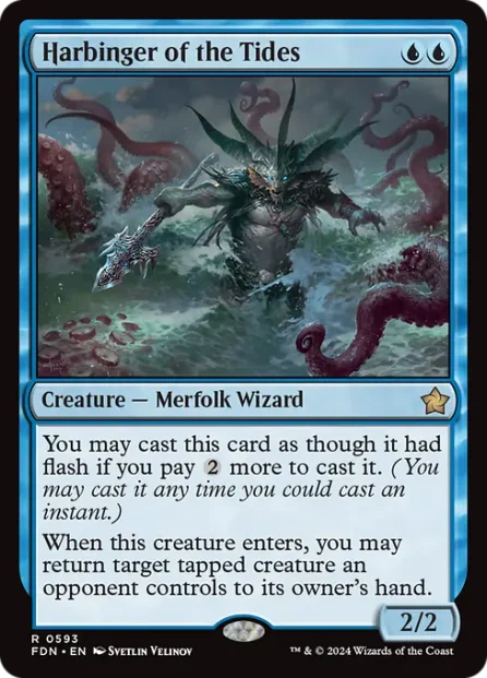 Harbinger of the Tides, Foundations — Magic: The Gathering card