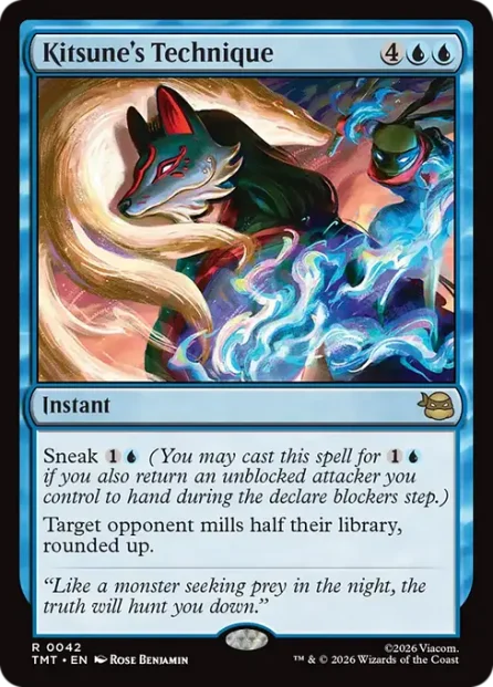 Kitsune's Technique, Teenage Mutant Ninja Turtles — Magic: The Gathering card
