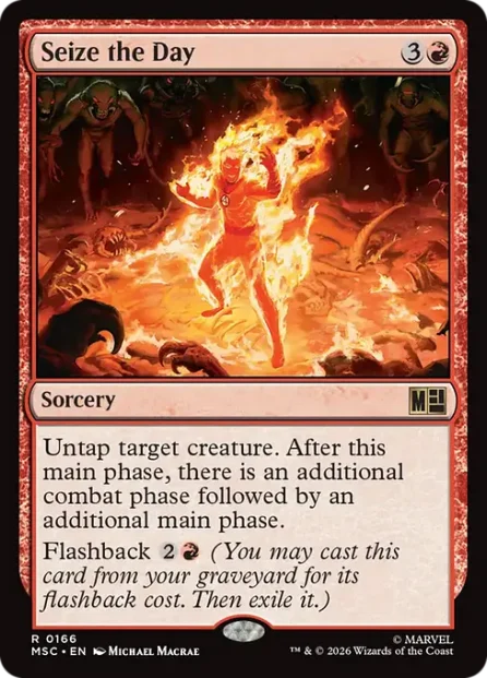 Seize the Day, Marvel Super Heroes Commander — Magic: The Gathering card
