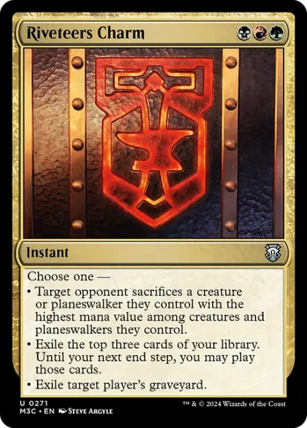 Riveteers Charm, Modern Horizons 3 Commander — Magic: The Gathering card