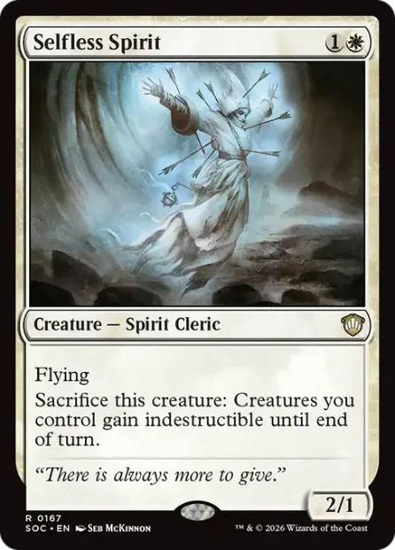 Selfless Spirit, Secrets of Strixhaven Commander — Magic: The Gathering card