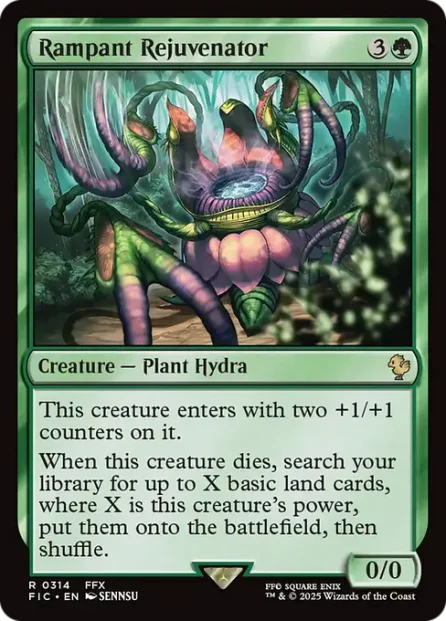 Rampant Rejuvenator, Final Fantasy Commander — Magic: The Gathering card