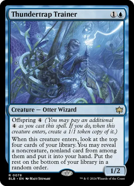 Thundertrap Trainer, Bloomburrow — Magic: The Gathering card