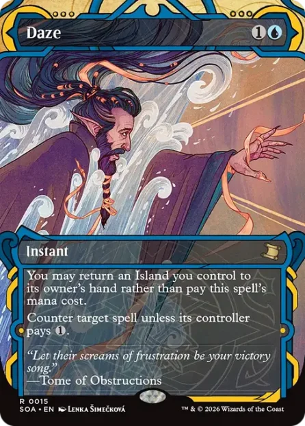 Daze, Secrets of Strixhaven Mystical Archive — Magic: The Gathering card
