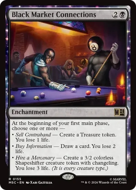 Black Market Connections, Marvel Super Heroes Commander — Magic: The Gathering card
