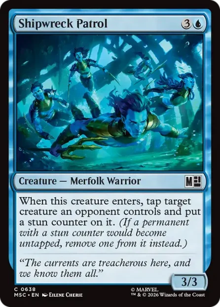 Shipwreck Patrol, Marvel Super Heroes Commander — Magic: The Gathering card